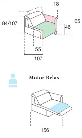 Medidas chaiselongue Alice
